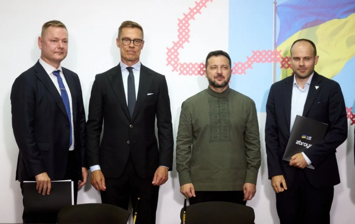 Україна та Фінляндія запускають спільне виробництво дронів і зброї