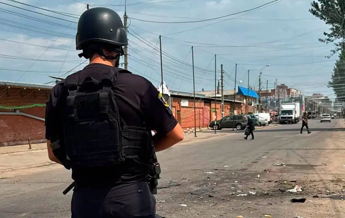 Атака дронів на Словʼянськ: що сталося на центральному ринку